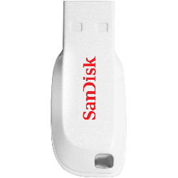 SanDisk Cruzer Blade, 16GB lecteur USB flash 16 Go USB Type-A 2.0 Blanc