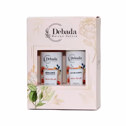 Un cadeau original à prix raisonnable : coffret à base naturelle avec lait de corps (170 ml) riche en glycérine et vitamine E ...