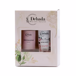 Un cadeau original à prix raisonnable : coffret à base naturelle avec un parfum (100 ml) et un lait de corps (170 ml) riche e ...