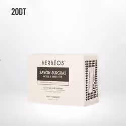 Herbéos Savon Surgras Nettoyant Régénérant Peaux Acnéique