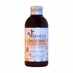 HERBÉOS Eau Florale De Fleurs d'Oranger 150 ml Soin pour tous types de peaux, peaux sèches, peaux délicates et convient à la  ...
