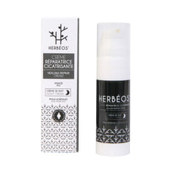 HERBÉOS Crème Réparatrice Cicatrisante Nuit Peaux Acnéiques 30 ml