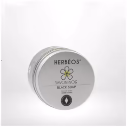 Le savon noir Herbéos à l'huile d'olive biologique, enrichi à l'huile de pépins de figue de Barbarie bio et l'extrait de jasm ...