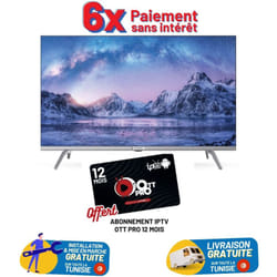 TV Schneider 43" Smart DLED Avec Récepteur Intégré (SC-43FSTV)
