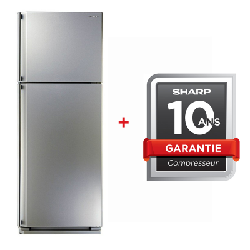 Réfrigérateur 2 Portes Sharp 384L NoFrost (SJ-48C-SL) - Silver