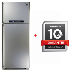 Réfrigérateur 2 Portes Sharp450L NoFrost (SJ-PC58A-SL) - Silver