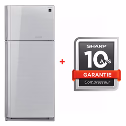 Réfrigérateur SHARP 2 portes - Système de refroidissement: No Frost - Volume Brut: 525 Litres - Classe énergétique: 1 - Techn ...