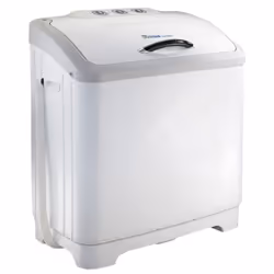 Machine à laver semi-automatique à chargement par le haut - Capacité de lavage: 13 kg - 2 Programmes - Minuterie - Couleur Bl ...