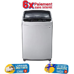 Machine à laver LG 13 Kg T1388NEHGE Smart Inverter / Silver
