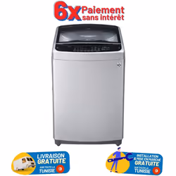 Machine A Laver Top LG 12 Kg Smart Inverter Silver (T1288NEHGE)