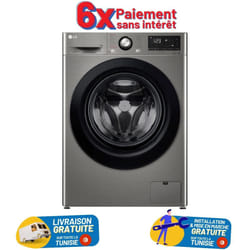 Lave Linge Frontale LG Vivace F4R3TYG6P 8kg - Silver