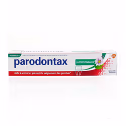 Le dentifrice Parodontax Protection fluor a été mis au point pour constituer un soin quotidien d'hygiène bucco-dentaire.