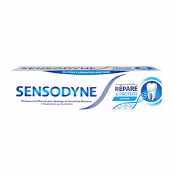 Sensodyne Répare &amp; Protège Menthe, grâce à la technologie NovaMin, aide à réparer en profondeur la dentine, contribuant à ...