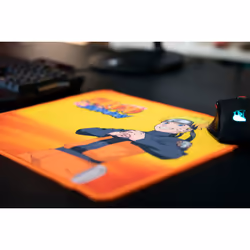 Konix Naruto Orange, Orange, Image, Microfibre, Base antidérapante, Tapis de souris de jeu