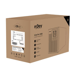 nJoy Echo Pro 1000 alimentation d'énergie non interruptible Double-conversion (en ligne) 1 kVA 800 W 3 sortie(s) CA