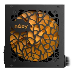 nJoy Titan+ 550 unité d'alimentation d'énergie 550 W 20+4 pin ATX ATX Noir, Orange