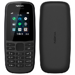 Nokia 105 (2019)- 1.77" - Double Sim - Noir - Garantie 1 an