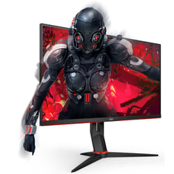 AOC 24G2E5 LED display 23.8" Full HD Noir, Rouge