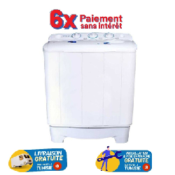 Machine à laver semi automatique Orient 9Kg (XPB2-9-1) - Blanc