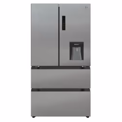 Réfrigérateur Hoover Side By Side 432 Litres Nofrost Silver (HSF818FXW)