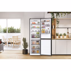 Hoover H-FRIDGE 500 HOCE4T618EB réfrigérateur-congélateur Autoportante 341 L E Noir - Vue supplémentaire 15