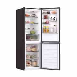 Hoover H-FRIDGE 500 HOCE4T618EB réfrigérateur-congélateur Autoportante 341 L E Noir