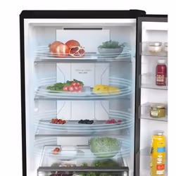 Hoover H-FRIDGE 500 HOCE4T618EB réfrigérateur-congélateur Autoportante 341 L E Noir - Vue supplémentaire 4