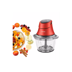 Hachoir Newstar HACH-G08R - Capacité 1 Litre - Puissance 600W - Bol en verre - Double Lam en Acier Inoxydable - Alimentation  ...