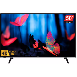 Téléviseur Newstar 55" UHD 4K -  Résolution 3840 x 2160 - Smart TV - Android - Récepteur intégré - Wifi - Bluetooth - 1x RJ45 ...
