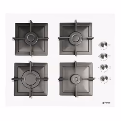 Plaque De Cuisson Vitro FRANCO - Revêtemen: Vitro - Largeur: 60 cm - Nombre de foyers: 4 - Type de Table: à Gaz - Allumage él ...