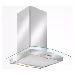 Hotte Cheminée Inclinée 60 Inox Glass