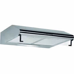 Hotte aspirante Casquette 60 cm - 2 filtres aluminium anti-graisse lavables - Filtre charbon pour le recyclage de l’air - 3 V ...