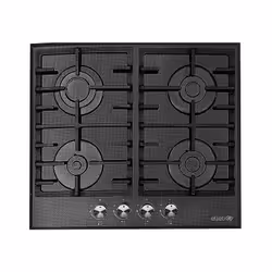 Plaque de cuisson Elleti 20225D - 4 brûleurs à gaz - Dimensions 60 cm - Allumage automatique - Système de sécurité - Corps en ...