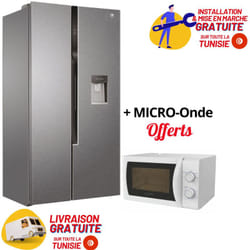 Hoover HHSWD918F1XK frigo américain Autoportante 521 L Argent