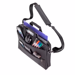 Rivacase 8630 sacoche d'ordinateurs portables 15.6" Sac Messenger Noir - Vue supplémentaire 4