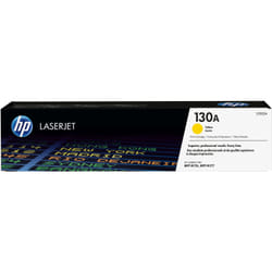 HP Cartouche de toner jaune d'origine LaserJet 130A (CF352A)