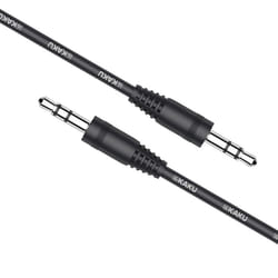 Câble audio AUX Kaku KSC-451 / 1M / Noir