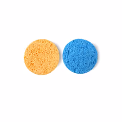 Eponge  pré-mouillée  pour nettoyage et  démaquillage  du visage