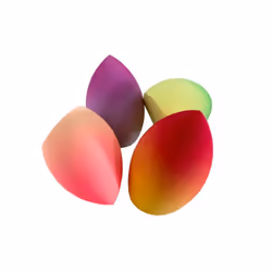 Éponge à fond de teint format œuf biseauté, sa texture mousse très douce et son petit format sont idéals pour une application ...