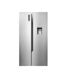 Réfrigérateur HISENSE No Frost Side BY Side + Afficheur + Fontaine - Gris (RC-67WS)