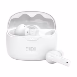 JBL Tune Beam, True Wireless Stereo (TWS), Appels/Musique, 20 - 20000 Hz, Casque, Blanc