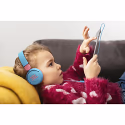 JBL JR310 Écouteurs Avec fil Arceau Musique Bleu - Vue supplémentaire 8