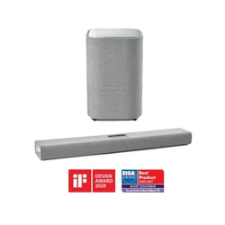 Barre de son Harman Kardon Citation Multi Beam 700 Compact avec Citation Sans Fil Subwoofer Deep Bass / Gris