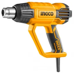 Pistolet Thermique Ingco HG200028 - 500 L/min, 570°C, 2000W, Orange