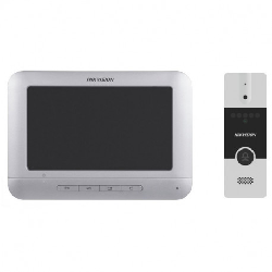 Hikvision Digital Technology DS-KIS202T système vidéophone 17,8 cm (7") Noir, Blanc