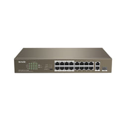 Switch Non Géré L2 Fast Ethernet 16 Port PoE Noir 150W