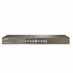 Tenda TEG1016G commutateur réseau Non-géré Gigabit Ethernet (10/100/1000) 1U Bleu
