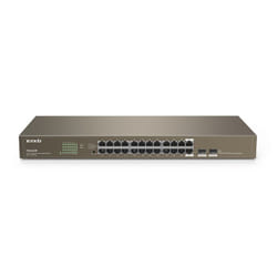 Tenda TEG1024F commutateur réseau Non-géré L2 Gigabit Ethernet (10/100/1000) 1U Gris