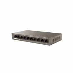 Tenda TEF1110P-8-63W commutateur réseau Non-géré Fast Ethernet (10/100) Connexion Ethernet, supportant l'alimentation via ce port (PoE) Noir - Vue supplémentaire 2