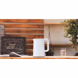 Xiaomi Mi, 1,5 L, 1800 W, Blanc, Plastique, Thermostat réglable, Sans fil